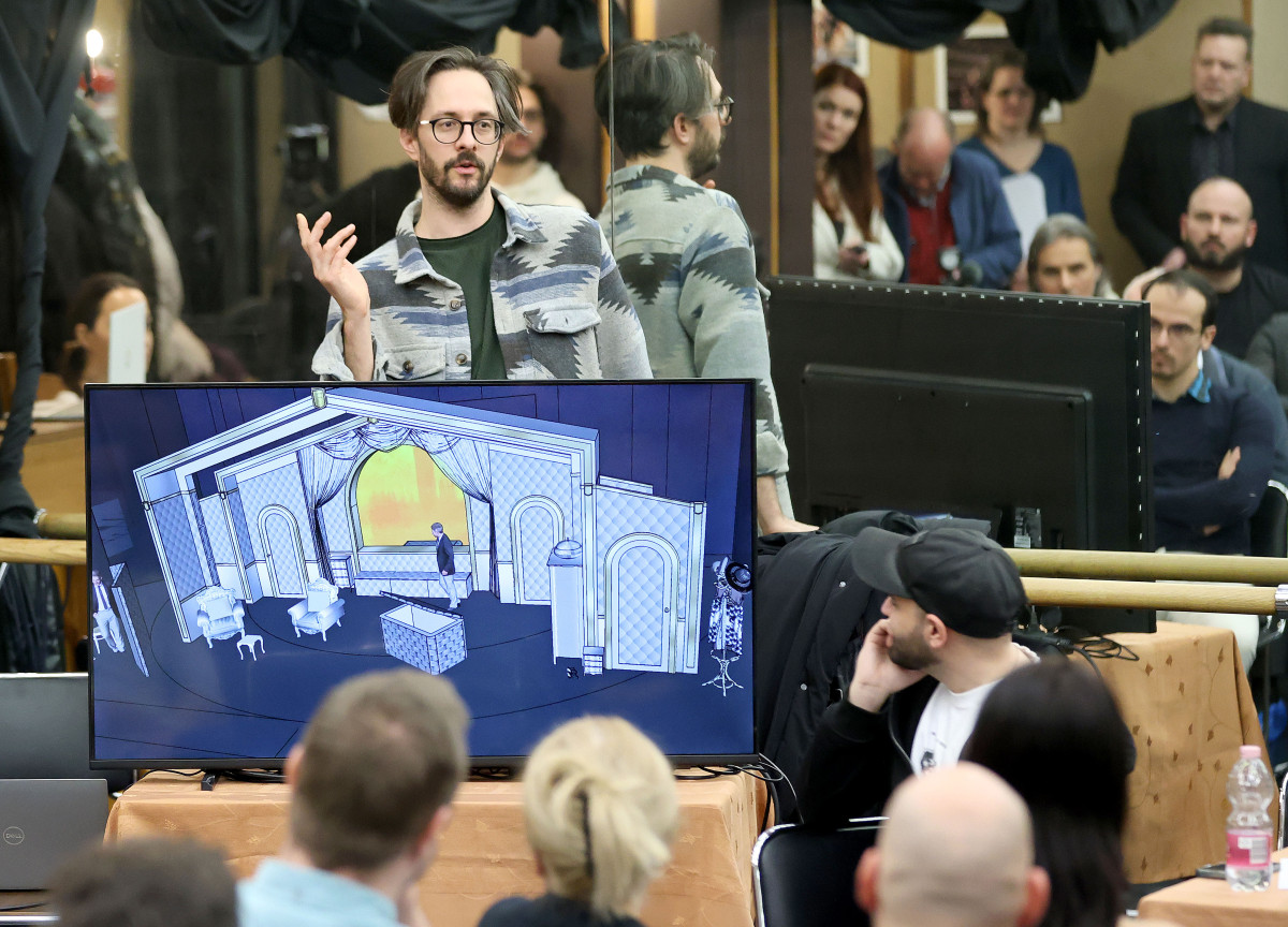 Szeged, Falstaff, opera, olvasópróba, Szegedi Nemzeti Színház, színház