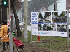 Szeged, felújítják, felújítás, Hajnóczy utca, fakivágás, fák, fa