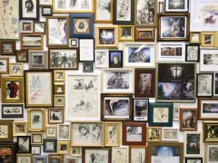 Szeged, Szabó András, képzőművész, festő, kiállítás, megnyitó, Somogyi könyvtár