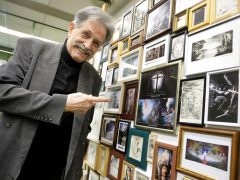 Szeged, Szabó András, képzőművész, festő, kiállítás, megnyitó, Somogyi könyvtár