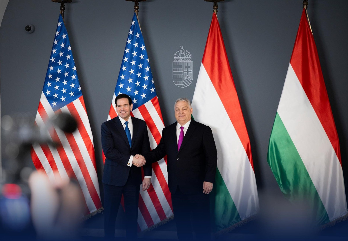 Marco Rubio amerikai külügyminiszter. Budapest. Orbán Viktor. Fotó: Orbán Viktor hivatalos FB