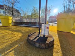 Szeged, Kormányhivatal, ReGreenX installáció, pop-up kert