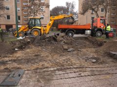 Szeged, gyalogátkelő, építés, Körtöltés utca, Ménesi Imre