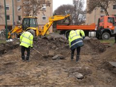 Szeged, gyalogátkelő, építés, Körtöltés utca, Ménesi Imre