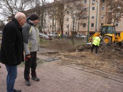 Szeged, gyalogátkelő, építés, Körtöltés utca, Ménesi Imre