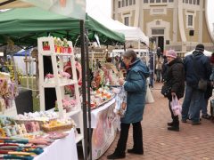 Szeged, Télbúcsúztató, kézműves vásár, Szent István tér