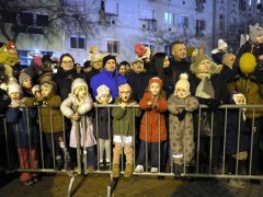 Szeged, Télbúcsúztató, kézműves vásár, Szent István tér, víztorony, máglya, Télboszorka, kiszebáb, égetés