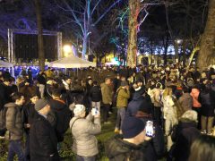 Szeged, Magyar Péter, Tisza Párt, kampánykörút, kampány, politika, Széchenyi tér