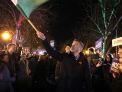 Szeged, Magyar Péter, Tisza Párt, kampánykörút, kampány, politika, Széchenyi tér