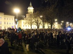 Szeged, Magyar Péter, Tisza Párt, kampánykörút, kampány, politika, Széchenyi tér