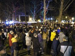 Szeged, Magyar Péter, Tisza Párt, kampánykörút, kampány, politika, Széchenyi tér