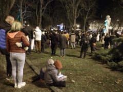 Szeged, Magyar Péter, Tisza Párt, kampánykörút, kampány, politika, Széchenyi tér