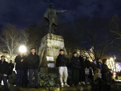 Szeged, Magyar Péter, Tisza Párt, kampánykörút, kampány, politika, Széchenyi tér