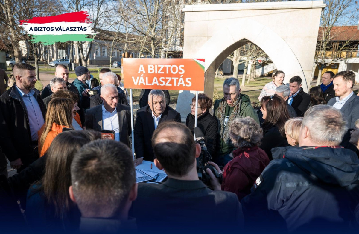Orbán Viktor. Kistelek. Csongrád. Választások 2026. Fotó: Orbán Viktor hivatalos FB oldala