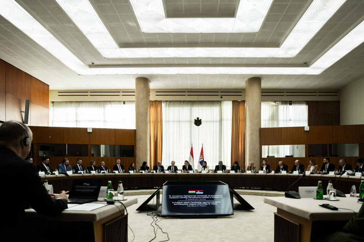 Szerbia. Gazdaság. Határátkelő. Fotó: Szijjártó hivatalos FB