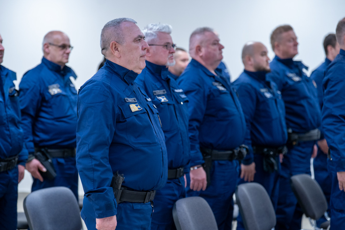 Újabb rendőri egységek indulnak Bulgáriába és Szerbiába. Fotó: police.hu