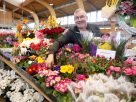 Szeged, virág, Nőnap, Mars téri piac