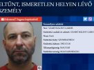 Eltűntként keresi a rendőrség Szabó Bálintot
