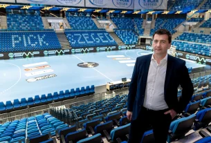 Az OTP Bank-PICK Szeged igazgatóságának új elnöke, Papp Edward. Fotó: pickhandball.hu