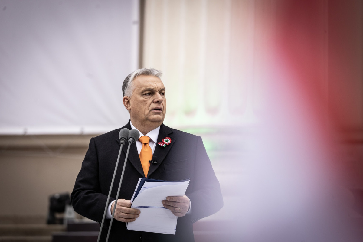 Orbán Viktor. Március 15. Fotó: Magyarország Kormánya hivatalos FB