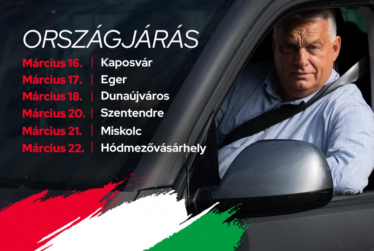 Nyilvános országjárása indul Orbán Viktor - a miniszterelnök a környékünkre is ellátogat. Fotó: Orbán Viktor hivatalos FB