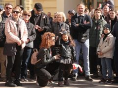 Szeged, március 15., ünnepség, koszorúzás, Klauzál tér, zászlófelvonás, Széchenyi tér, Botka László, Kossuth kifli