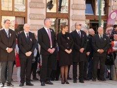 Szeged, március 15., ünnepség, koszorúzás, Klauzál tér, zászlófelvonás, Széchenyi tér, Botka László, Kossuth kifli