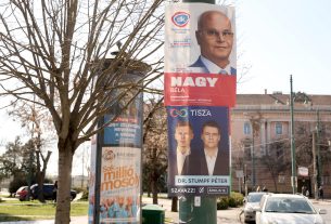 Szeged, választás, politikai plakát, plakát, politika, Glattfelder tér