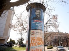 Szeged, választás, politikai plakát, plakát, politika, Glattfelder tér