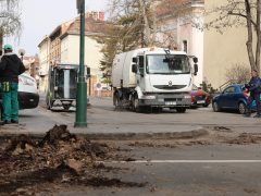 Szeged, tavasz, tavaszi takarítás, takarítás, Somogyi utca, belváros