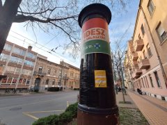 Szeged, fideszes plakát, politikai plakát, plakát, választás, politika, Szeged Jövője Egyesület