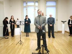 Szeged, Popovics Lőrinc, szobrászművész, kiállítás, Reök palota, kultura