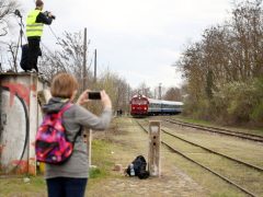 Szeged, József Attila Expressz, vasút, MÁV, vonat, mozdony, nosztalgiajárat, újszegedi vasútállomás