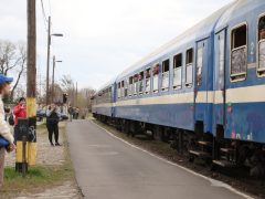 Szeged, József Attila Expressz, vasút, MÁV, vonat, mozdony, nosztalgiajárat, újszegedi vasútállomás