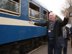 Szeged, József Attila Expressz, vasút, MÁV, vonat, mozdony, nosztalgiajárat, újszegedi vasútállomás