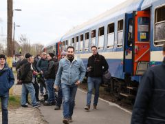 Szeged, József Attila Expressz, vasút, MÁV, vonat, mozdony, nosztalgiajárat, újszegedi vasútállomás