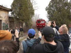 Szeged, József Attila Expressz, vasút, MÁV, vonat, mozdony, nosztalgiajárat, újszegedi vasútállomás