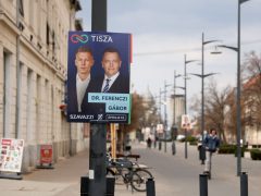 Hódmezővásárhely, választási plakát, plakát, politika, belváros