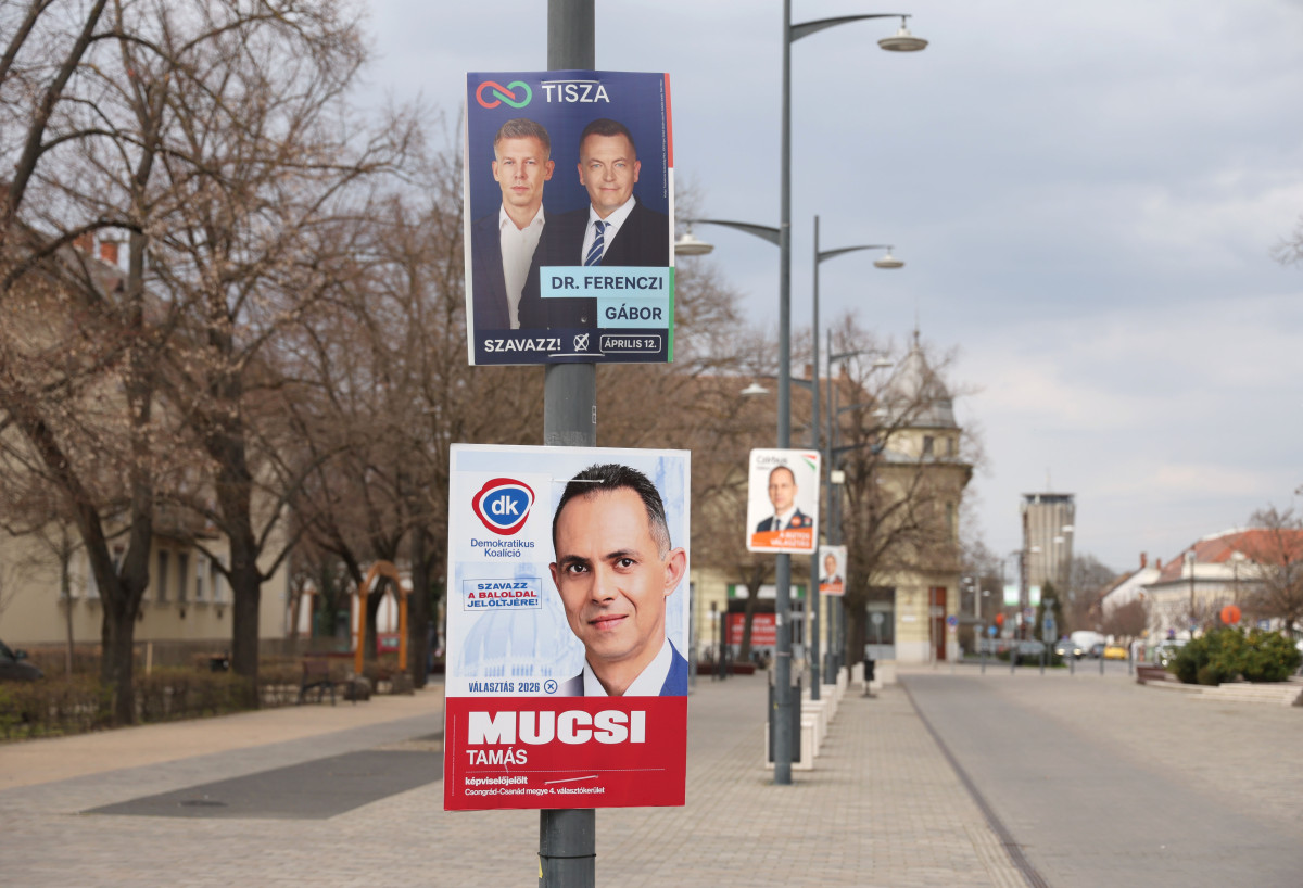 Hódmezővásárhely, választási plakát, plakát, politika, belváros