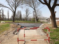 Szeged, felújítás, aszfaltozás, Partfürdő