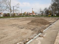 Szeged, felújítás, aszfaltozás, Partfürdő