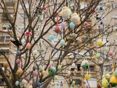 Szeged, tojásfa, húsvét, tojás, Vér-tó