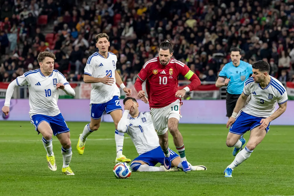 Foci. Magyarország. Görögország. Puskás Aréna. Fotó: Nemzeti Sport/Árvai Károly