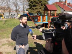 Szeged, Tabán utca, játszótér, gyerekek