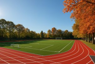 SZTE. Atlétikapálya. Fotó: SZTE