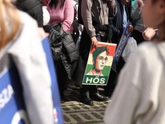 Algyő, Magyar Péter, Tisza Párt, országjárás, utcafórum, politika, választás