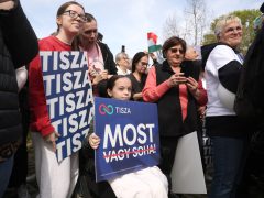 Algyő, Magyar Péter, Tisza Párt, országjárás, utcafórum, politika, választás