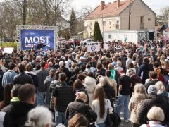 Algyő, Magyar Péter, Tisza Párt, országjárás, utcafórum, politika, választás