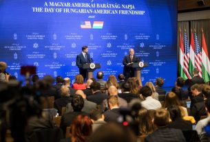 JD Vance, az Amerikai Egyesült Államok alelnöke és felesége Budapesten. Fotó: Magyarország Kormánya hivatalos FB