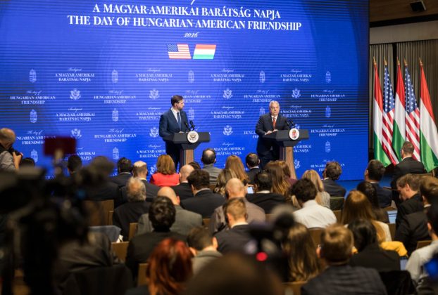 JD Vance, az Amerikai Egyesült Államok alelnöke és felesége Budapesten. Fotó: Magyarország Kormánya hivatalos FB